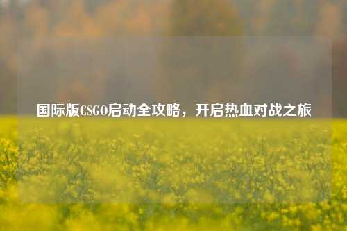 国际版CSGO启动全攻略,开启热血对战之旅