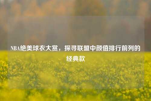 NBA绝美球衣大赏,探寻联盟中颜值排行前列的经典款