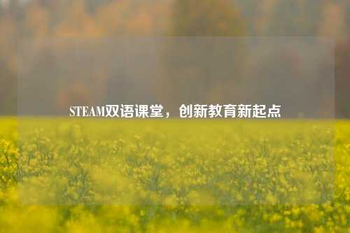 STEAM双语课堂，创新教育新起点