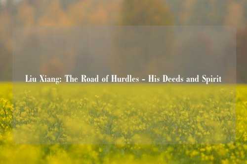 Liu Xiang: The Road of Hurdles - His Deeds and Spirit