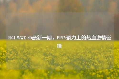 2021 WWE SD最新一期,PPTV聚力上的热血激情碰撞