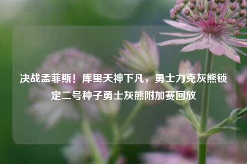 决战孟菲斯！库里天神下凡，勇士力克灰熊锁定二号种子勇士灰熊附加赛回放