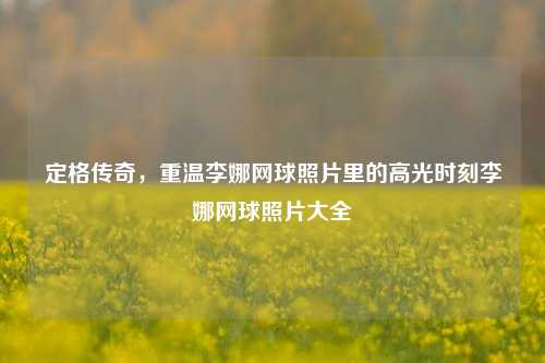 定格传奇,重温李娜网球照片里的高光时刻李娜网球照片大全