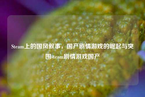 Steam上的国风叙事,国产剧情游戏的崛起与突围steam剧情游戏国产