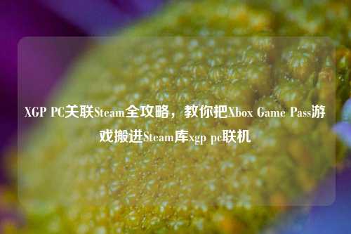 XGP PC关联Steam全攻略，教你把Xbox Game Pass游戏搬进Steam库xgp pc联机