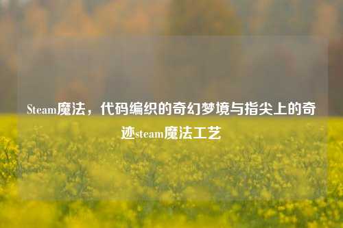 Steam魔法，代码编织的奇幻梦境与指尖上的奇迹steam魔法工艺