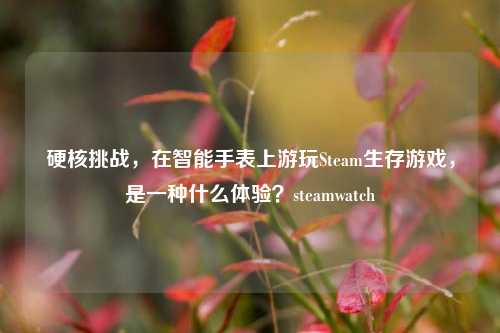 硬核挑战,在智能手表上游玩Steam生存游戏,是一种什么体验?steamwatch