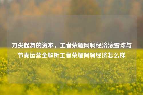 刀尖起舞的资本,王者荣耀阿轲经济滚雪球与节奏运营全解析王者荣耀阿轲经济怎么样