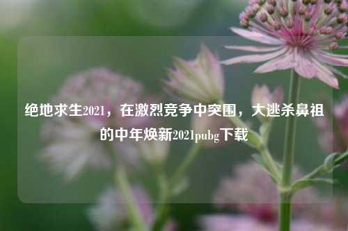 绝地求生2021,在激烈竞争中突围,大逃杀鼻祖的中年焕新2021pubg下载