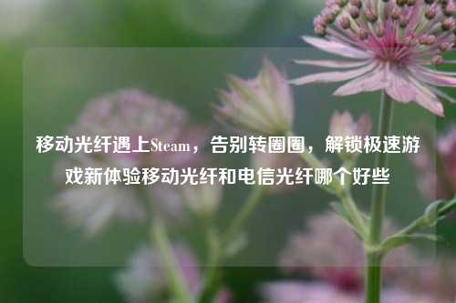 移动光纤遇上Steam,告别转圈圈,解锁极速游戏新体验移动光纤和电信光纤哪个好些