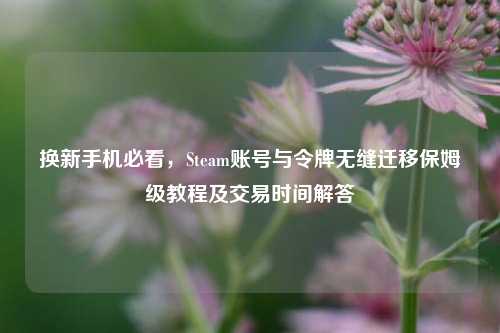 换新手机必看，Steam账号与令牌无缝迁移保姆级教程及交易时间解答