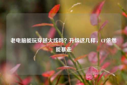 老电脑能玩穿越火线吗？升级这几样，CF依然能暴走