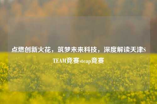 点燃创新火花,筑梦未来科技,深度解读天津STEAM竞赛steap竞赛