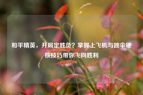 和平精英，开局定胜负？掌握上飞机与跳伞硬核技巧带你飞向胜利