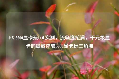 RX 5500显卡玩LOL实测，流畅度拉满，千元级显卡的极致体验5500显卡玩三角洲