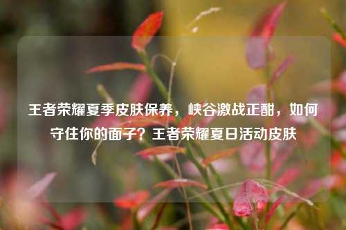 王者荣耀夏季皮肤保养，峡谷激战正酣，如何守住你的面子？王者荣耀夏日活动皮肤