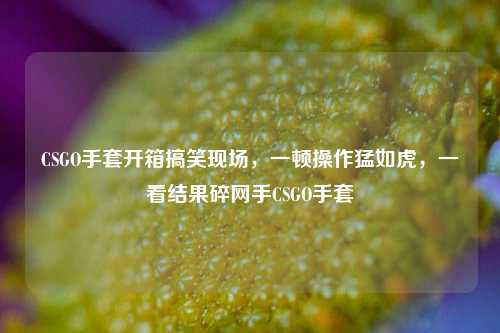 CSGO手套开箱搞笑现场，一顿操作猛如虎，一看结果碎网手CSGO手套