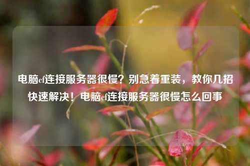 电脑cf连接服务器很慢？别急着重装，教你几招快速解决！电脑cf连接服务器很慢怎么回事
