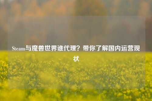 Steam与魔兽世界谁代理？带你了解国内运营现状