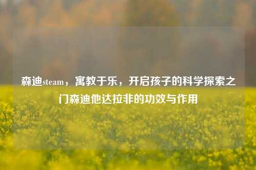森迪steam，寓教于乐，开启孩子的科学探索之门森迪他达拉非的功效与作用