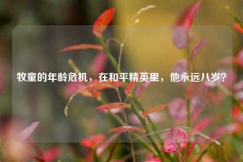牧童的年龄危机，在和平精英里，他永远八岁？