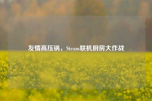 友情高压锅,Steam联机厨房大作战