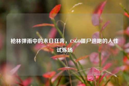 枪林弹雨中的末日狂奔,CSGO僵尸逃跑的人性试炼场