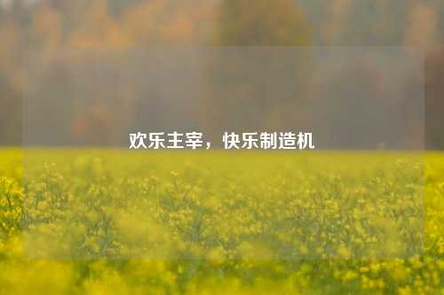 欢乐主宰,快乐制造机