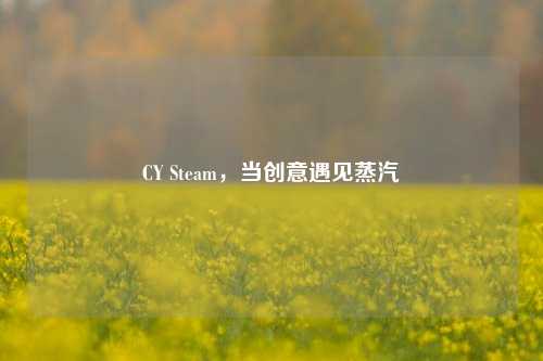 CY Steam，当创意遇见蒸汽