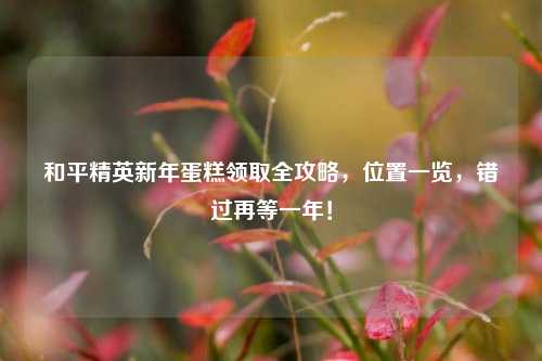 和平精英新年蛋糕领取全攻略，位置一览，错过再等一年！